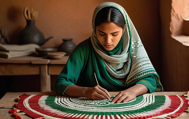 사하라 아랍 민주 공화국의 국기 의미 - **Prompt:** A heartwarming and serene scene depicting a Sahrawi family – a father, mother, and their... 사하라 아랍 민주 공화국의 국기 의미 - **Prompt:** A heartwarming and serene scene depicting a Sahrawi family – a father, mother, and their...